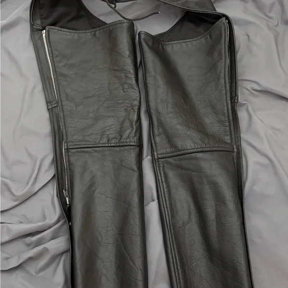 Leather gallery Leather Chaps for Women - Black - Picture 5 of 6